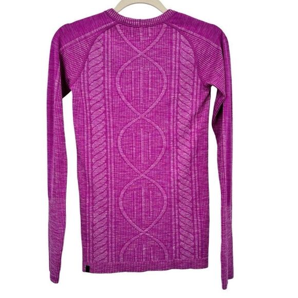 Lululemon Rest Less Pullover Heathered Ultra Violet Measures Size 2 - Picture 4 of 6